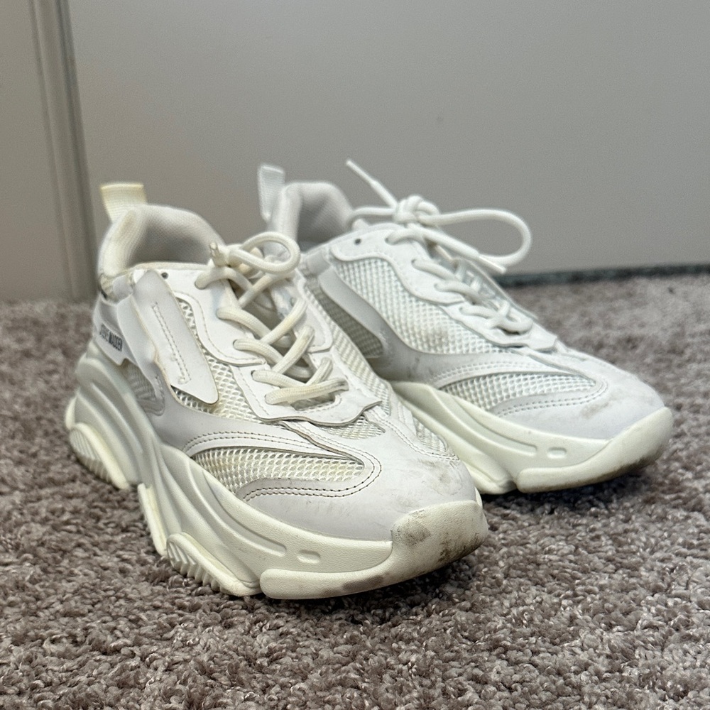 Steve Madden Chunky White Sneakers